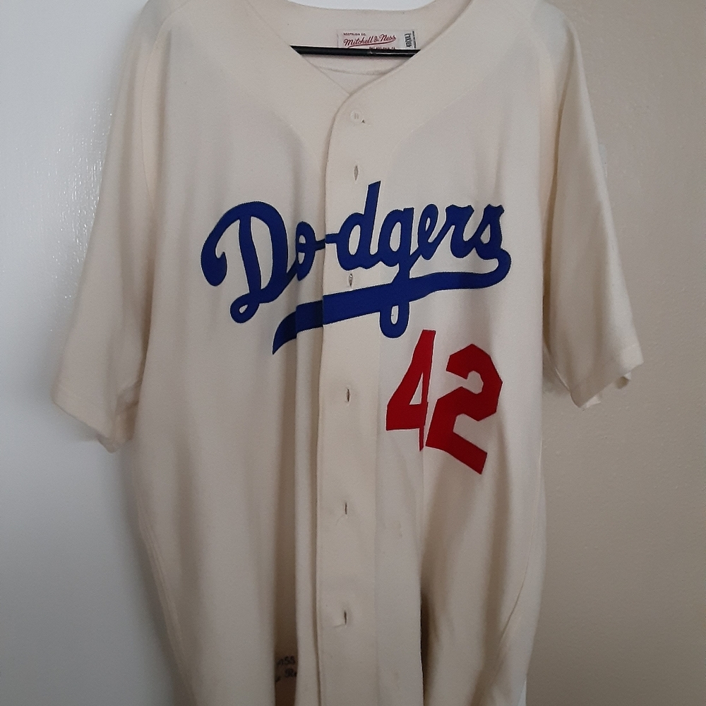 Jackie Robinson Mitchell and Ness Baseball Jersey